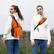 Alt View 4. mosiso - Sling Bag Crossbody Shoulder Bag Travel Hiking Daypack Chest Bag with Front Square Pocket&USB Charging Port - Orange.