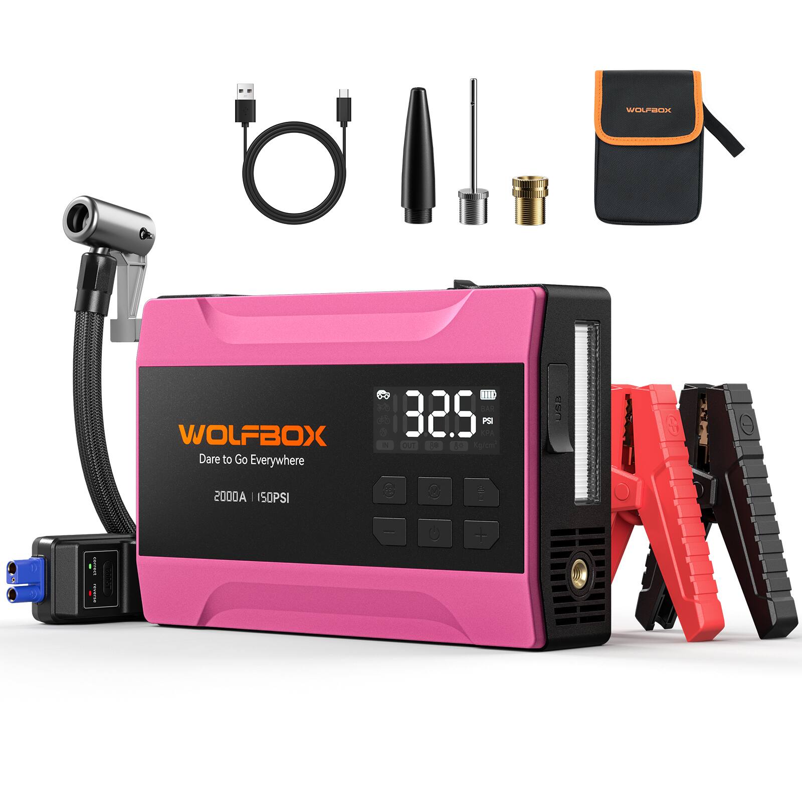 WOLFBOX  
Dare to Go Everywhere  
2000A | 150PSI