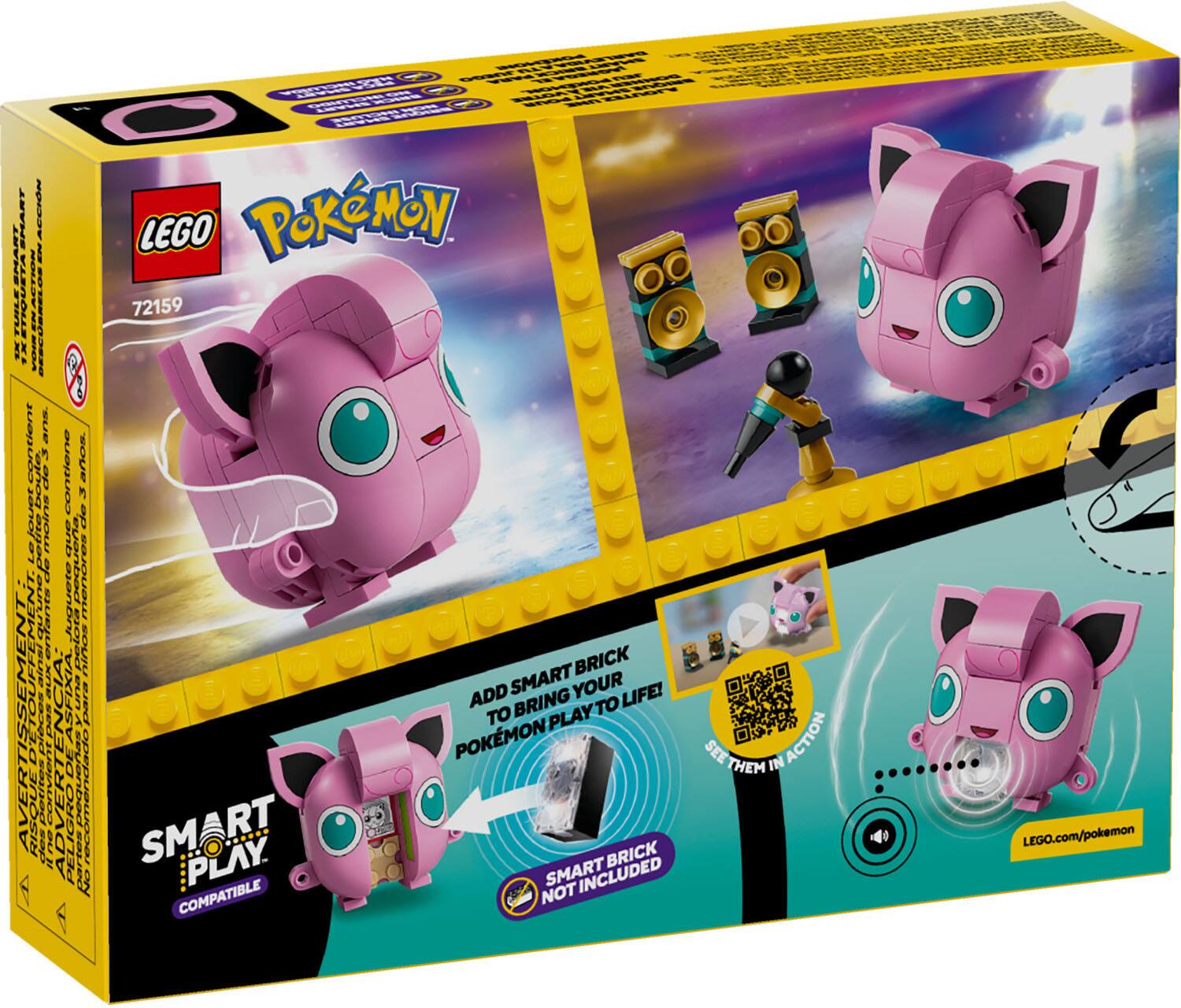 - LEGO POKEMON 72159
- ADD SMART BRICK TO BRING POKEMON PLAY TO LIFE!
- SMART PLAY COMPATIBLE
- SMART BRICK NOT INCLUDED
- LEGO.com/pokemon
