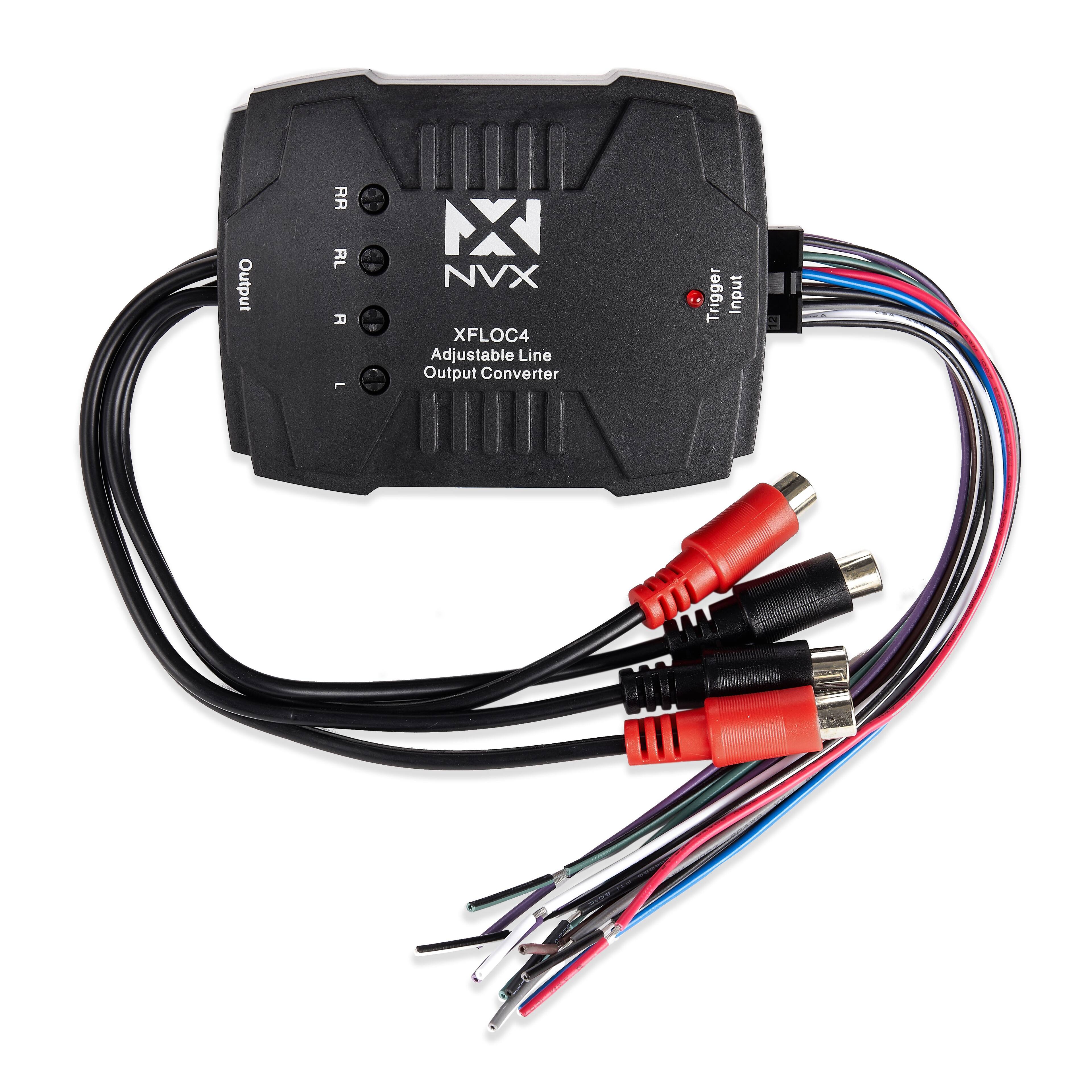 NXI NVX XFLOC4 Adjustable Line Output Converter  
Trigger Input  
Output RR RL  
R L