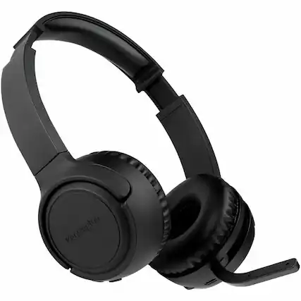 Front. Kensington - Kensington H1050 EQ Headset - Stereo - Wireless - Bluetooth - On-ear - Binaural - Black.