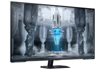 Samsung - Odyssey Neo G7 43" Mini 4K UHD 1ms AMD FreeSync Premium Pro Smart Gaming Monitor with HDR600 - Black