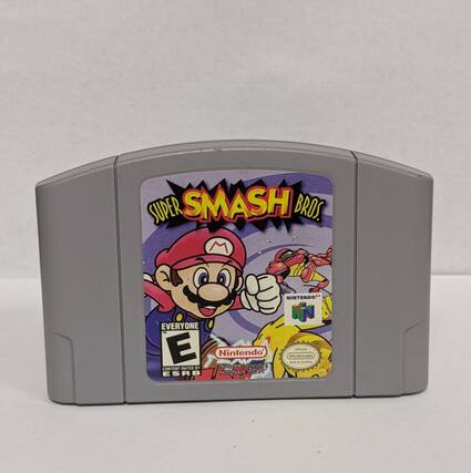 SUPER SMASH BROS. M NINTENDO NN EVERYONE - E Nintendo NUS DOBT 10 OTRUSA Nintendo - Official Seal of Quality CONTENT RATED BY ESRB - E (Everyone)