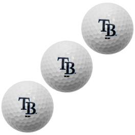 Team Effort - Tampa Bay Rays Pack of 3 Golf Balls - Multicolor