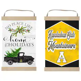 Jardine - Appalachian State Mountaineers 12" x 20" Reversible Banner Sign - White