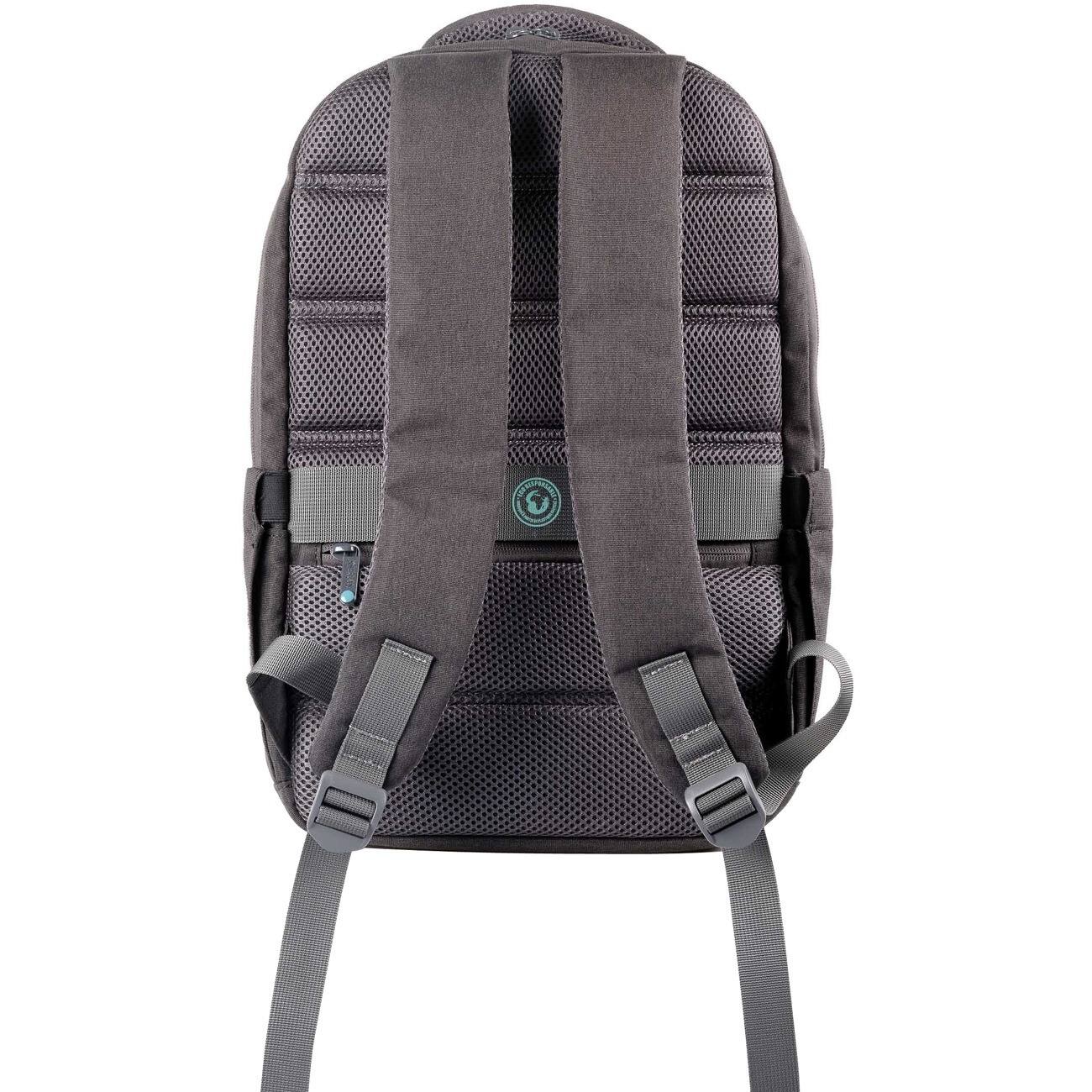 Alt View 2. Urban Factory - Urban Factory GREENEE Carrying Case (Backpack) for 13" to 15.6" Notebook - Gray, Green - Water Resistant, Shock - Gray,Green.