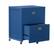 Alt View Zoom 15. Linon Home Décor - Penrose Rolling File Cabinet With Adjustable Rails - Navy Paint / Silver Hardware.