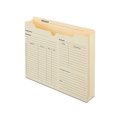 "Staples - Reinforced File Jacket, 2"" Expansion, Letter Size, 50/Box (TR486083) - Manila" price history on PriceWatchPro