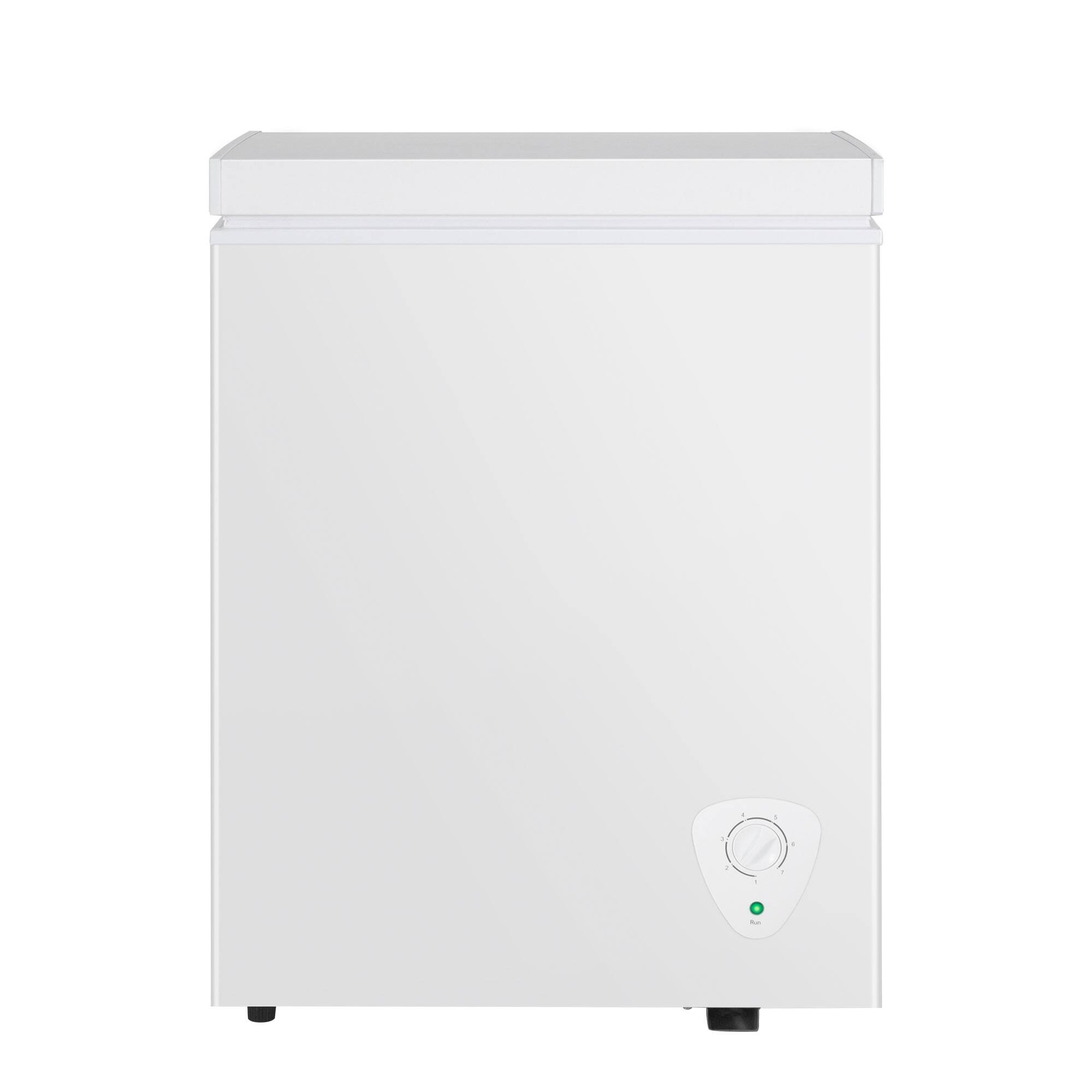 Back. Parrot Uncle - 3.5 Cu. Ft Garage Compact Ready Chest Freezer - White.