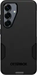 OtterBox - Commuter Series Hard Shell for Samsung Galaxy S25 - Black - Front_Zoom