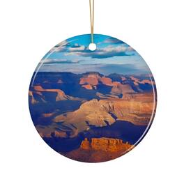 OrnamentallyYou - Grand Canyon National Park Ornament Arizona Christmas Decoration Circle Version - Multi-colored