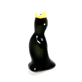 Norpro - Ceramic Pie Bird – Steam Vent for Fruit Pies, Classic Design - Black