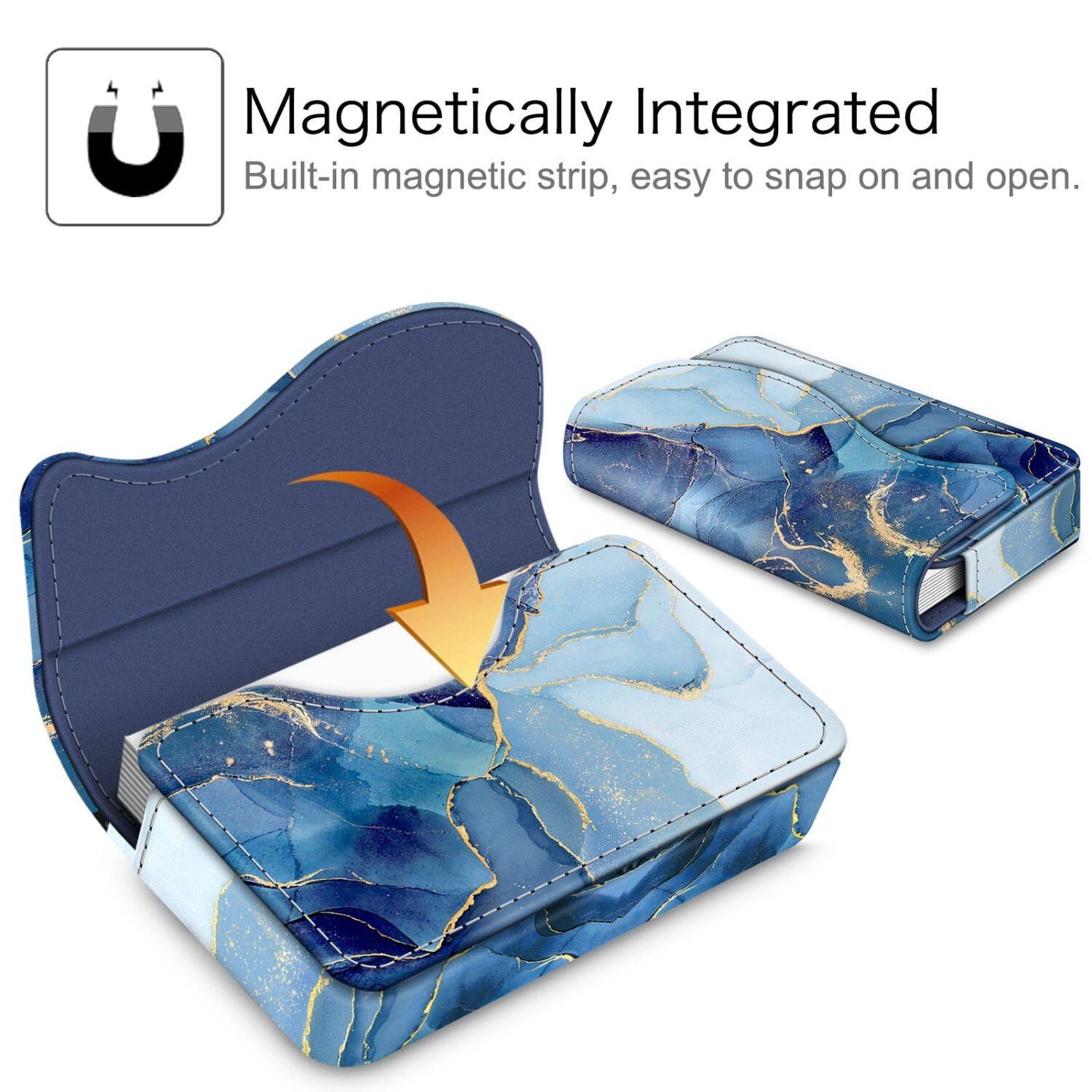 Magnetic Strip, easy to snap on and open.

Built-in magnetic strip, easy to snap on and open.