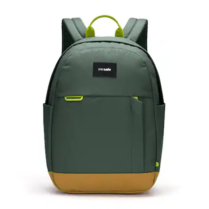 Front. Pacsafe - GO Anti Theft 15L Backpack - Spruce Green.