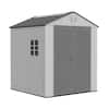 Front. Yardgrace - 35 sq 6x6 ft. Outdoor Resin Storage Shed, Weatherproof Durable Tool Shed, Lockable with Floor and Window - Grey.