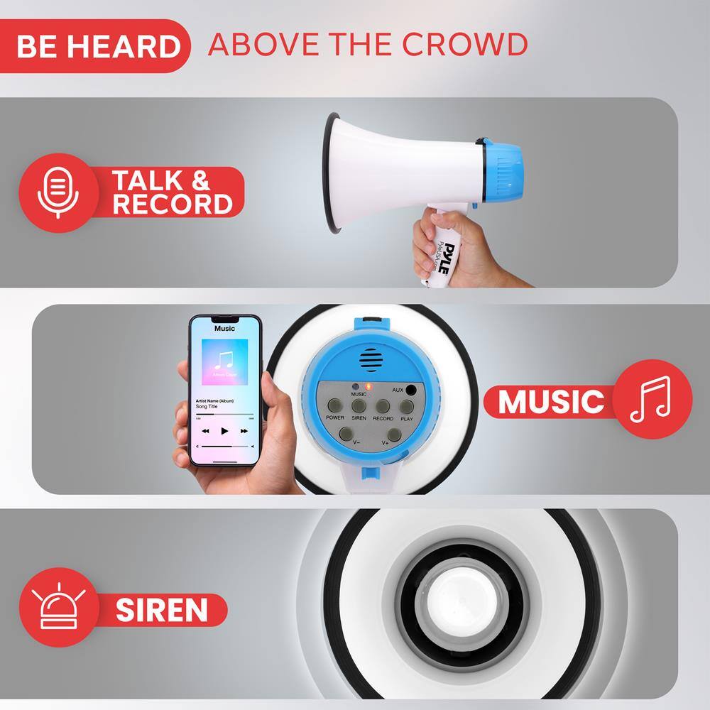 BE HEARD ABOVE THE CROWD

TALK & RECORD

MUSIC

SIREN