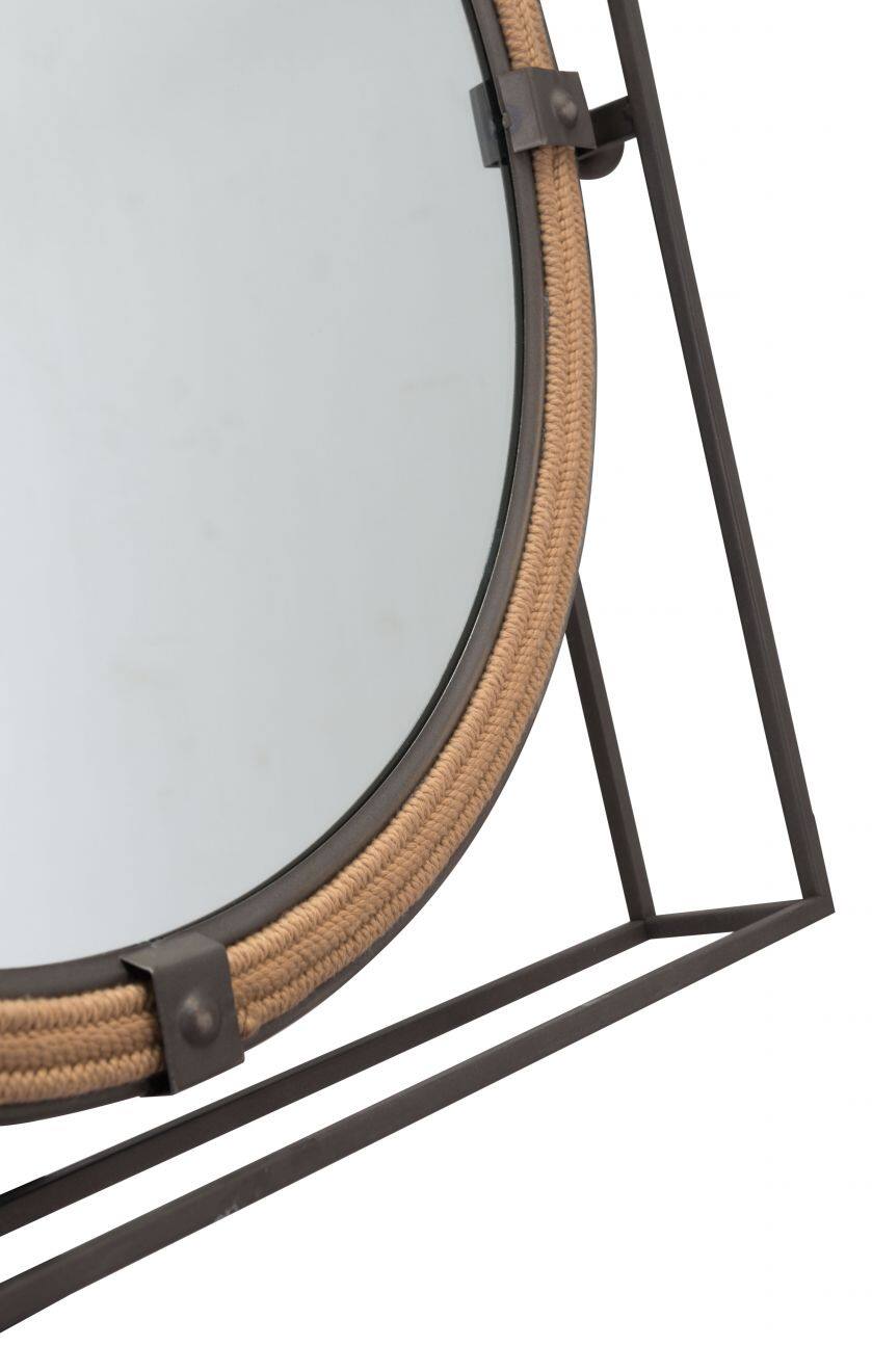 Alt View 1. Hivvago - Capell Mirror Antique Gray - Antique Gray.