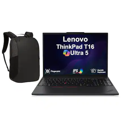 Lenovo ThinkPad T16 Ultra 5
Fingerprint
IPS SuperCLAR
Backlit Keyboard