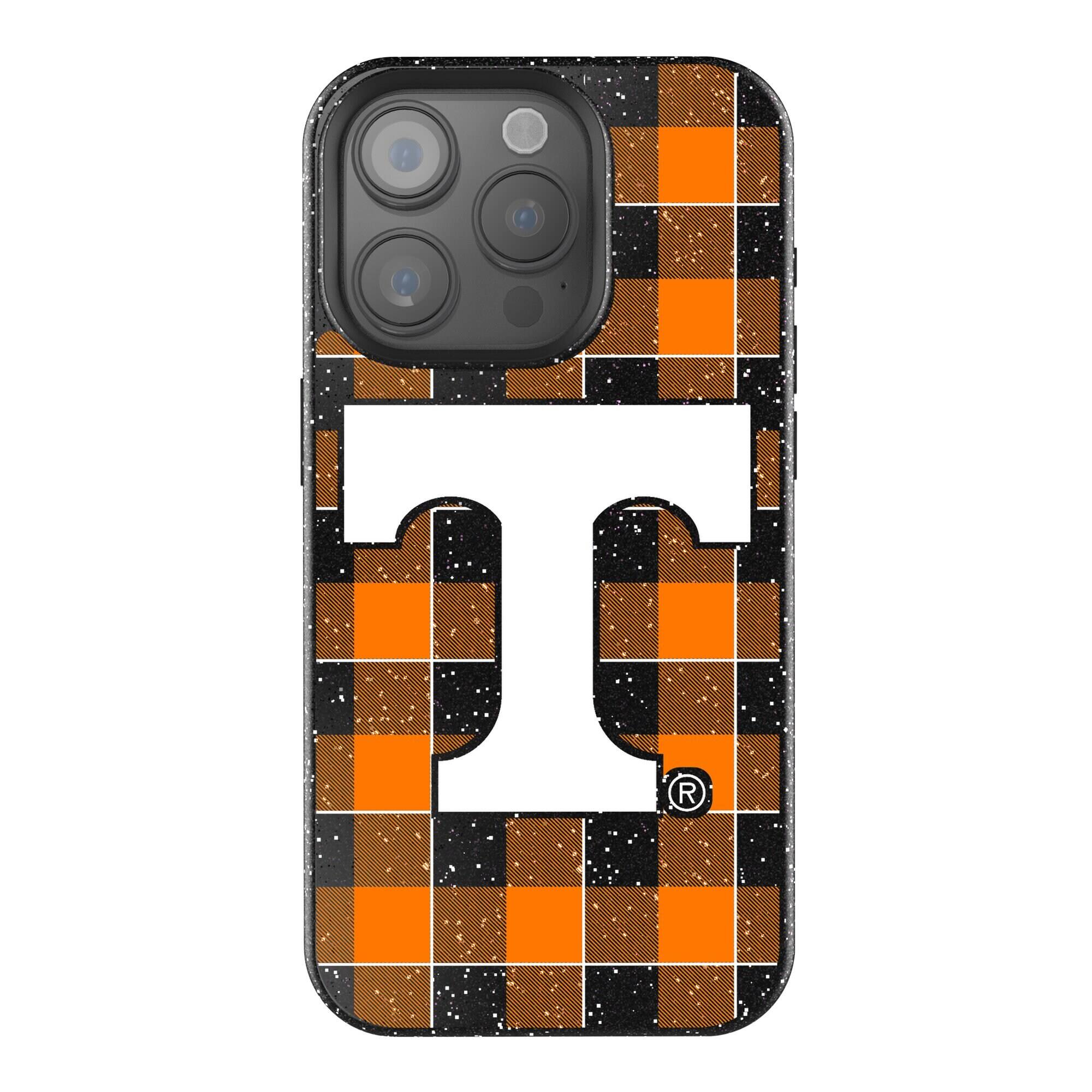 Keyscaper - NCAA - Tennessee Volunteers Plaid Bling iPhone Case - 14 Pro - Black price history on PriceWatchPro