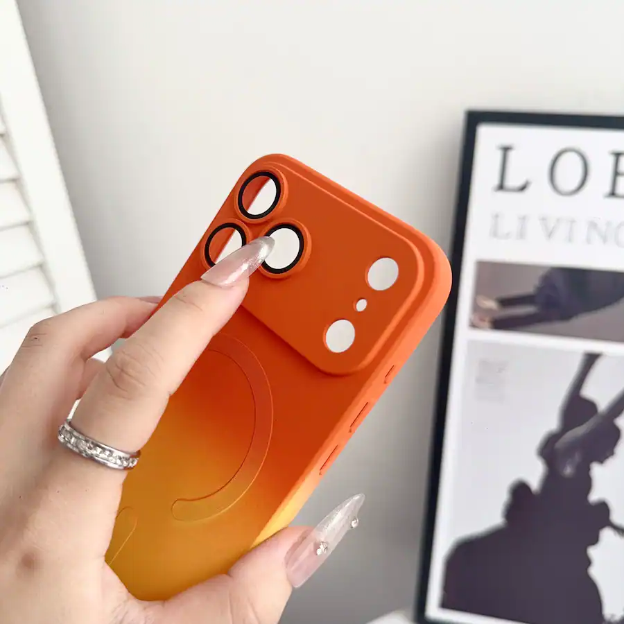 Gradient Color Lens Dteck Gradient Magnetic Case for Apple iPhone 17 Pro Max,Compatible ...