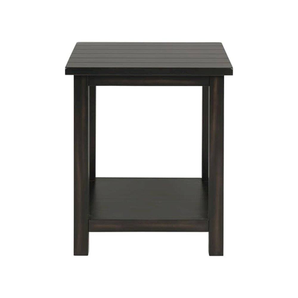 Alt View 4. Coaster Co. of America - Payne 3-piece Coffee and End Table Set Distressed Java - Black.