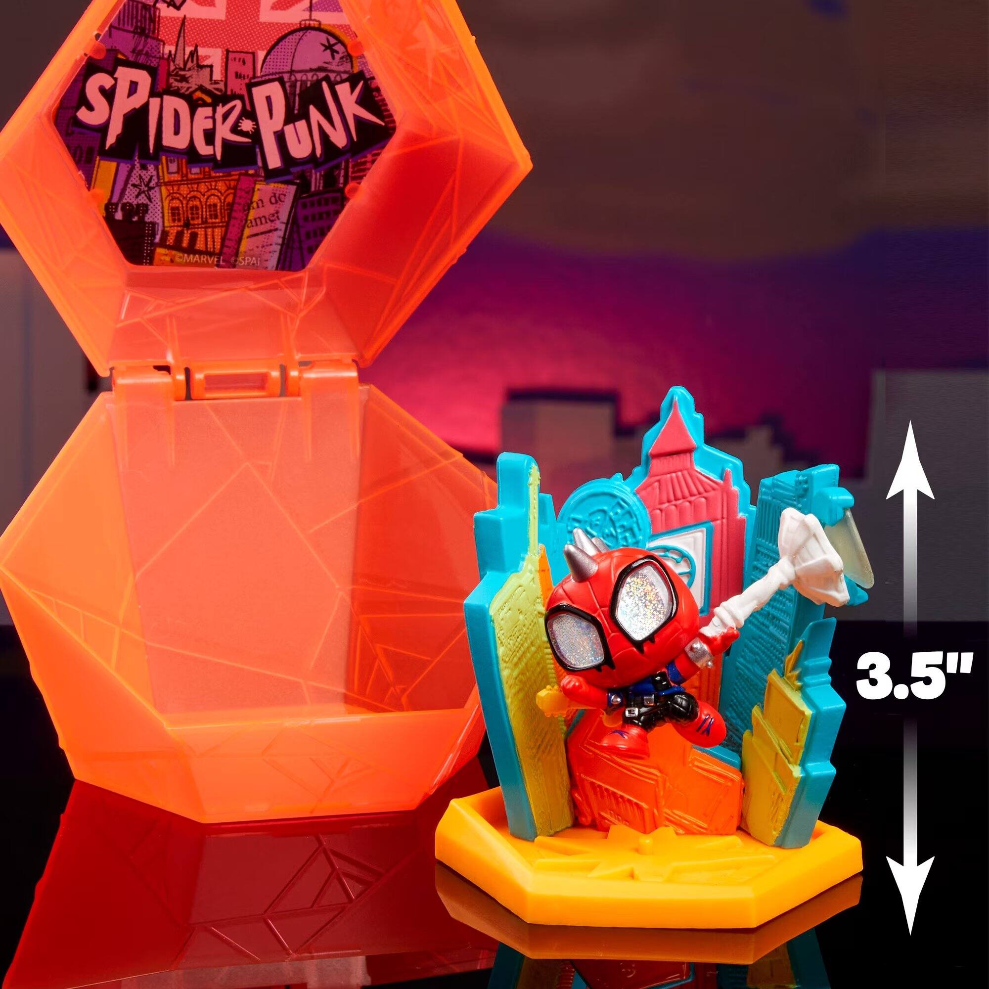 F 000 SPIDERS PUNK m do amet  
CMARVEL SPAI  
3.5"
