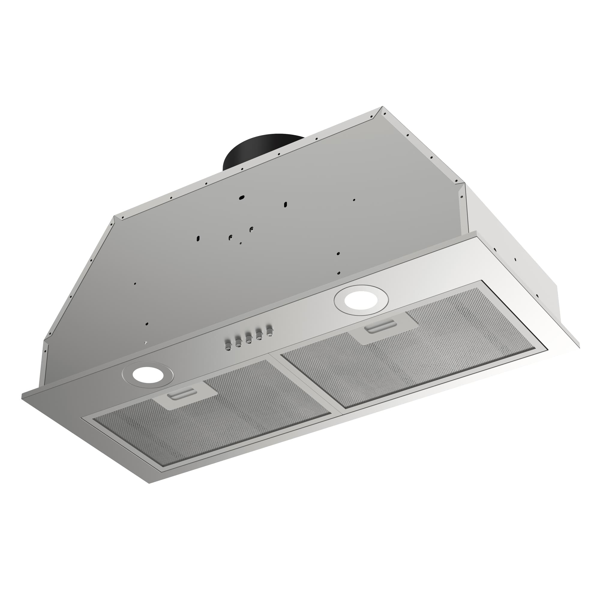 Breezary - 30 inches - Recirculating - Under cabinet Range Hood - Silver