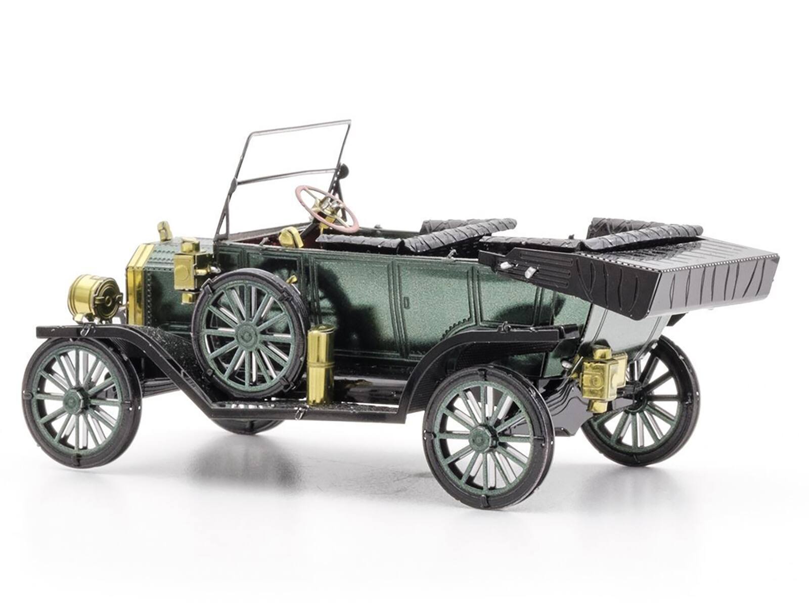 Left. Metal Earth - Model Kit 1910 Ford Model T Green (Moderate Difficulty) Steel Model by Metal Earth - Green.