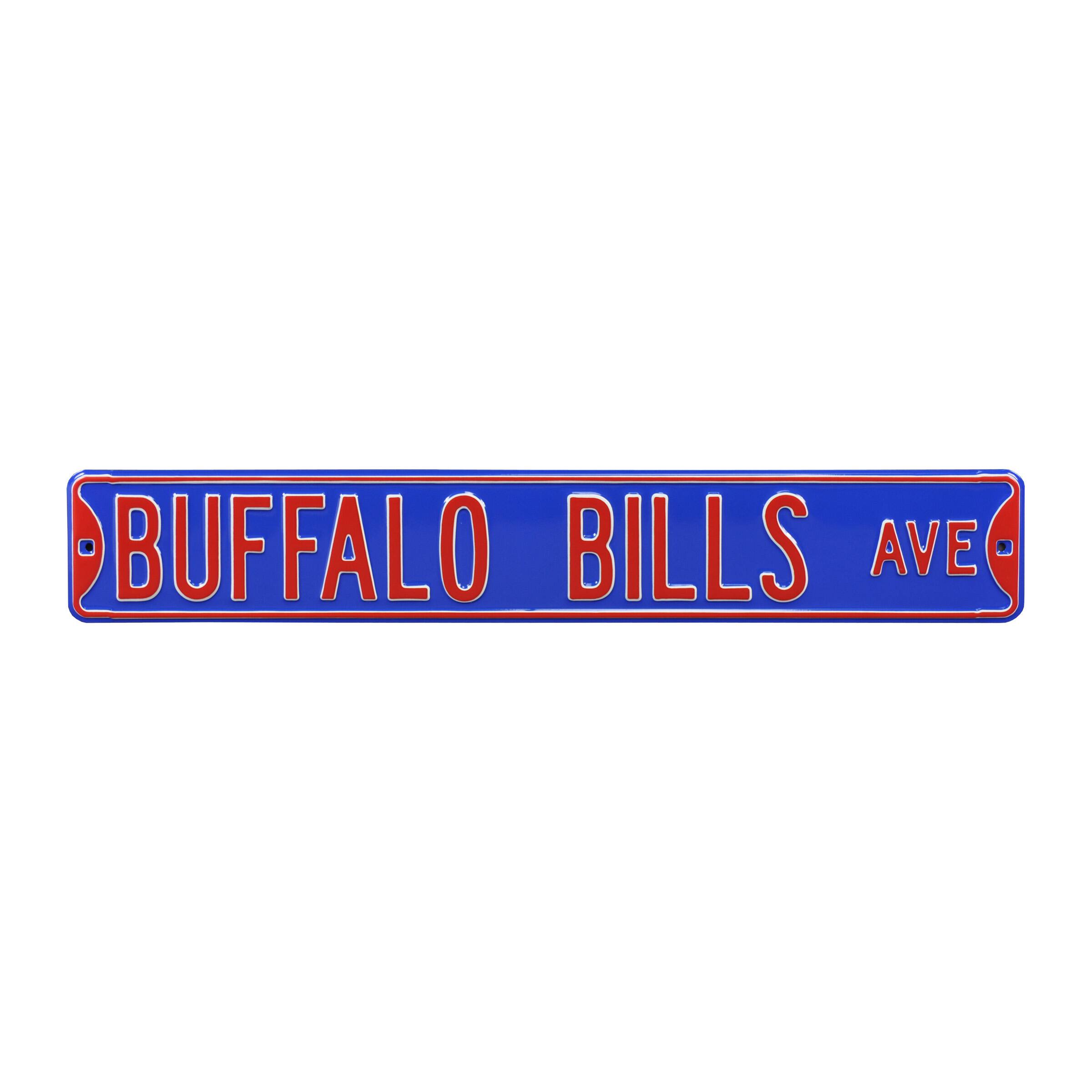 Royal Buffalo Bills Country 6" x 36" Steel Street Sign