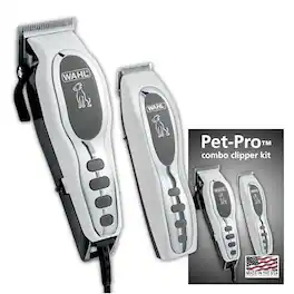Vulpecula Spade - USA Pet-Pro Corded Clipper & Battery Trimmer Pet Grooming Combo Kit for Dogs with Light to Thick Coats, The Brand Used
