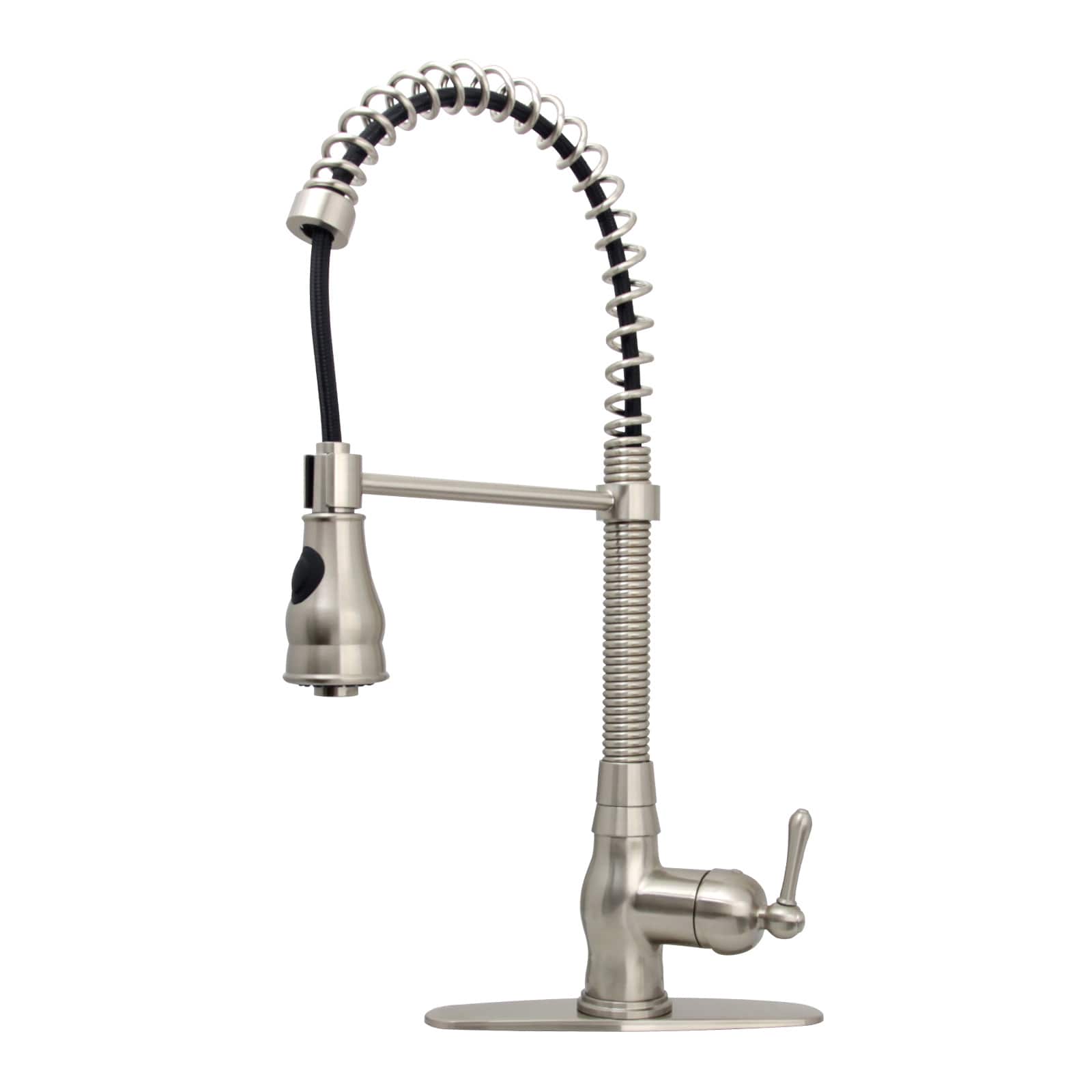 Solid Brass Pre-Rinse Spring Single Handle Kitchen Faucet with Pull Down Sprayer price history on PriceWatchPro