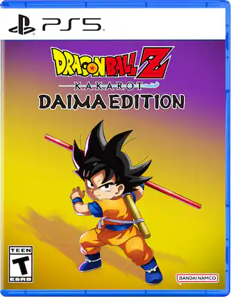A PS5. DRAGON BALL Z KAKAROT DAIMA EDITION TEEN T ESRB BANDAI NAMCO. - T (Teen 13+)