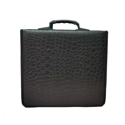 Front. Stock Preferred - 400 Capacity CD/DVD Storage Case - Black.