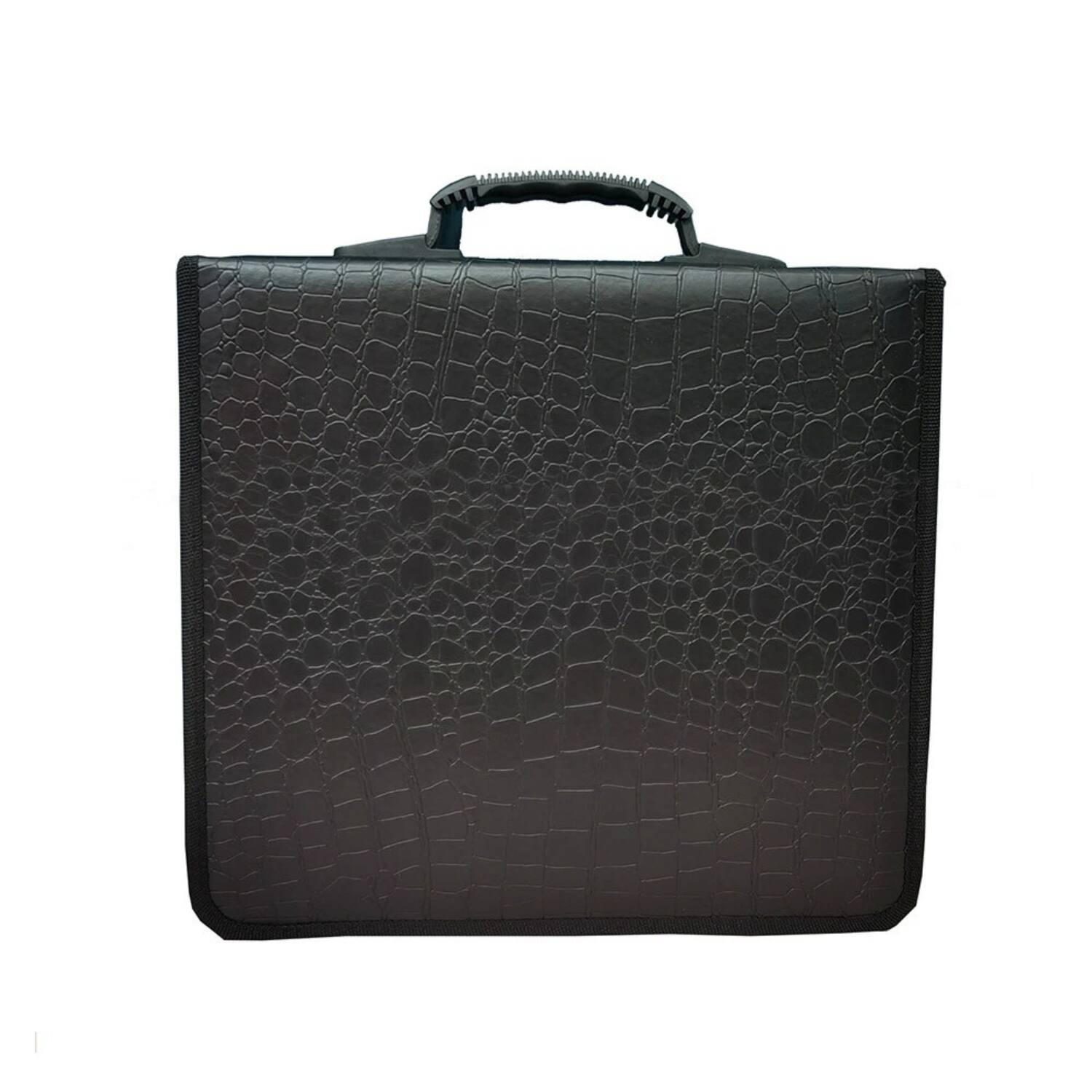 Front. Stock Preferred - 400 Capacity CD/DVD Storage Case - Black.