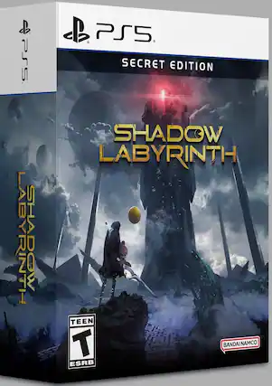 PS5 Secret Edition Shadow Labyrinth Teen T Bandai Namco ESRB - T (Teen 13+)