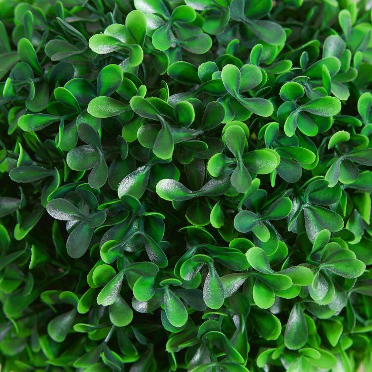 Alt View 7. PULUZ - 2 Pcs 23.6 inch Artificial Boxwood Ball Topiary Tree Set of 2 Fake Plants in Pot with Double Ball-Shaped Leaves - Green.