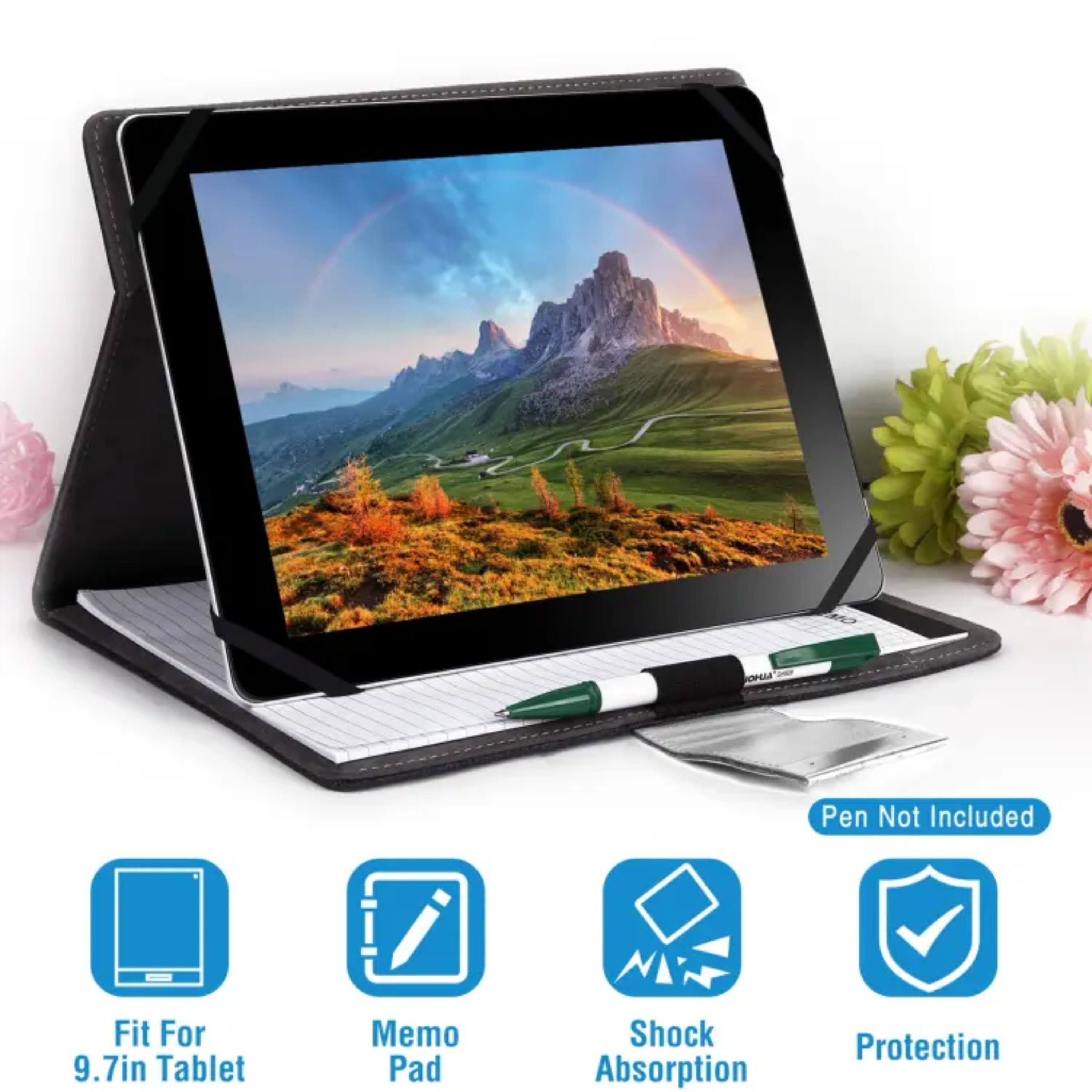 Pen Not Included  
Fit For 9.7in Tablet  
Memo Pad  
Shock Absorption Protection