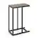 Alt View 5. Costway - C-shaped Side Table Industrial Sofa Table with Heavy-duty Metal Frame - Gray.