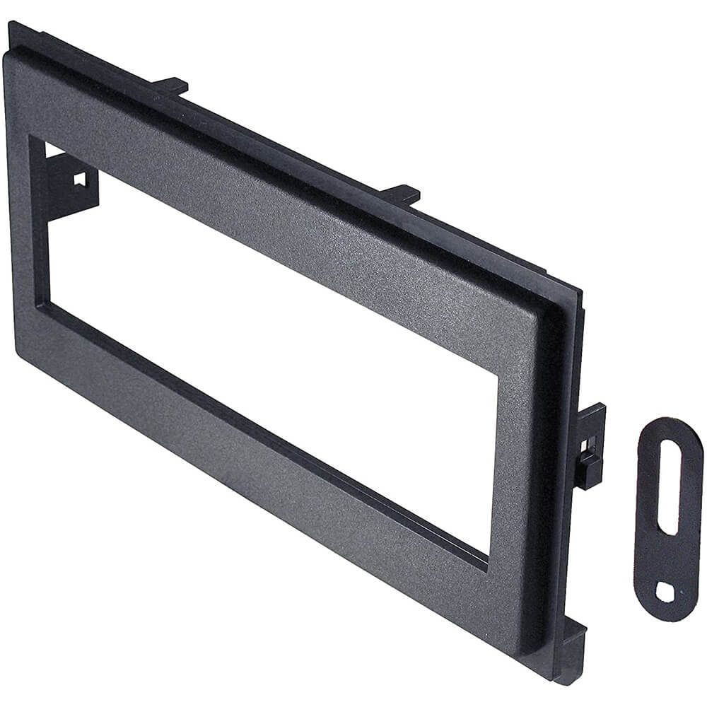 Front. American International - American International GMK334 1994-1997 Chevy/GMC/Isuzu Single DIN Black Stereo Dash Kit with 1/4 inch Nose Extension - Black.
