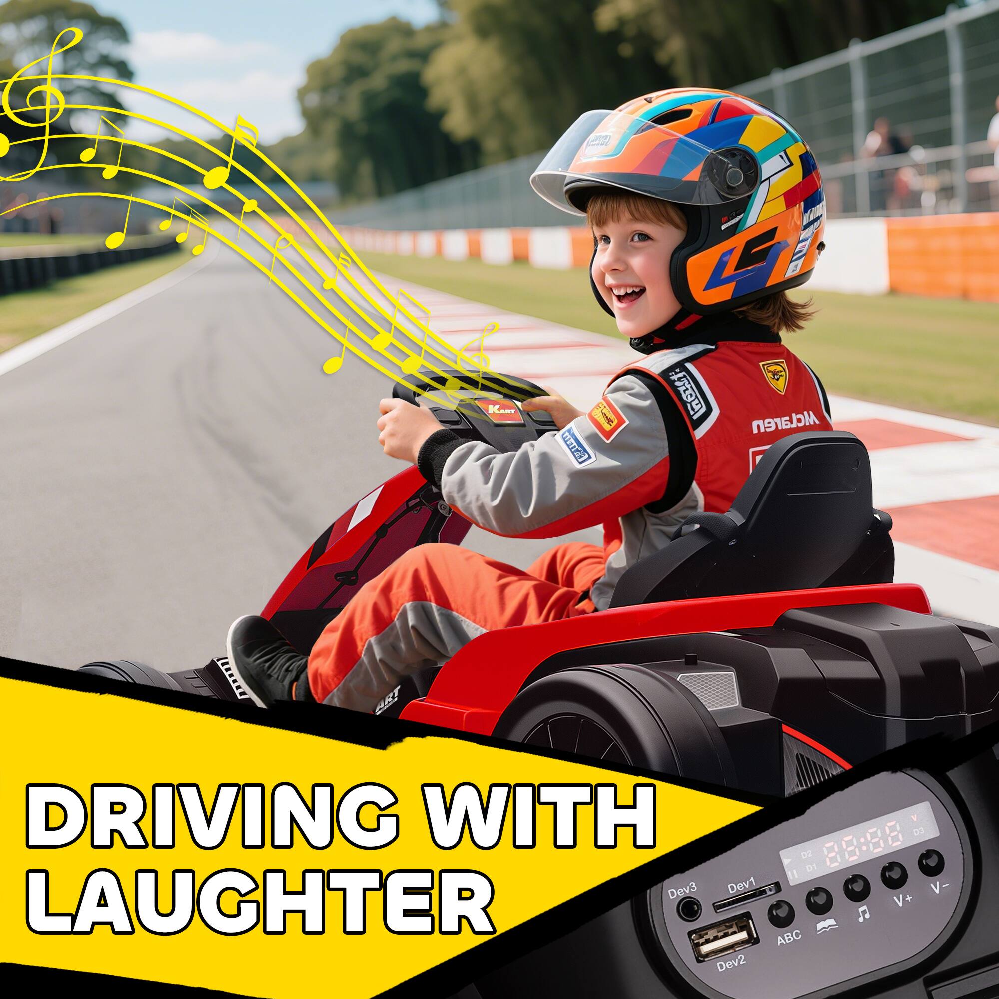 DRIVING WITH LAUGHTER