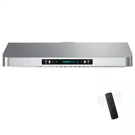 ZJKLA - 30 inches - Externally Vented - Under cabinet Range Hood - Stainless Steel