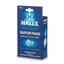 CRANE - HALLS® Mentho-Lyptus Scented Vapor Pads - Blue