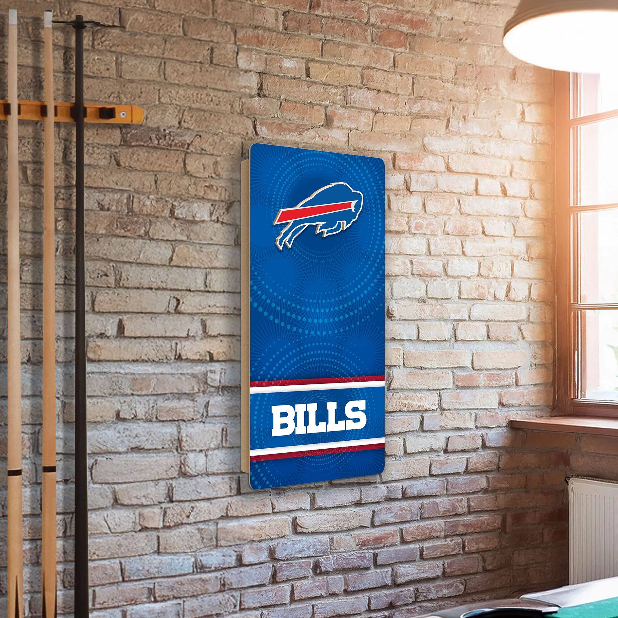Alt View 1. Fan Creations - Buffalo Bills Wall Hanging Cornhole Board - Multicolor.