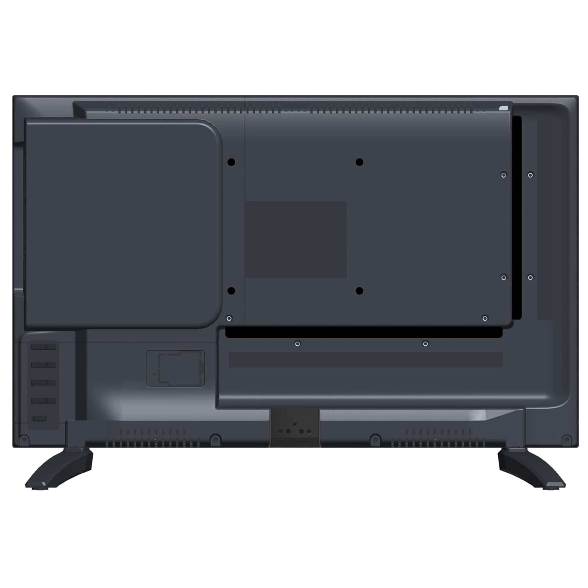 Alt View 3. Supersonic - 19-inch LED Smart HDTV with DVD Player ATSC and NTSC System ACDC Compatible.