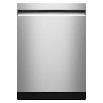 Front. KitchenAid - 24 inch Top Control Built-In Tub Dishwasher with Third Rack - PrintShield Stainless.