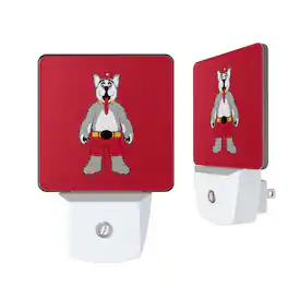 Keyscaper - Calgary Flames 2-Pack Solid Design Mascot Nightlight Set - White