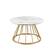 Angle Zoom. Walker Edison - Modern Cage-Base Coffee Table - Faux White Marble.