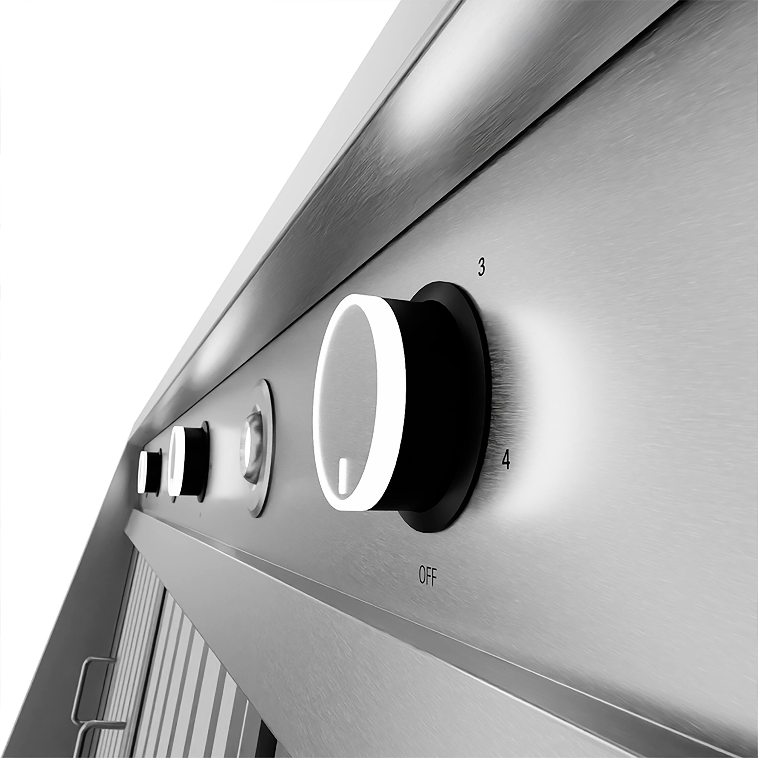 Alt View 4. ZLINE - ZLINE 48 in. Wall Mount Outdoor Grill Hood (GOW2-48) - Stainless Steel.