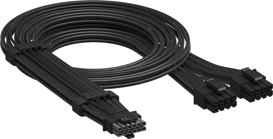 Alt View 20. CORSAIR - HXi Series HX1200i 80 PLUS Platinum Fully Modular Ultra Low-Noise ATX 3.1 and PCIE 5.1 Power Supply - Black.