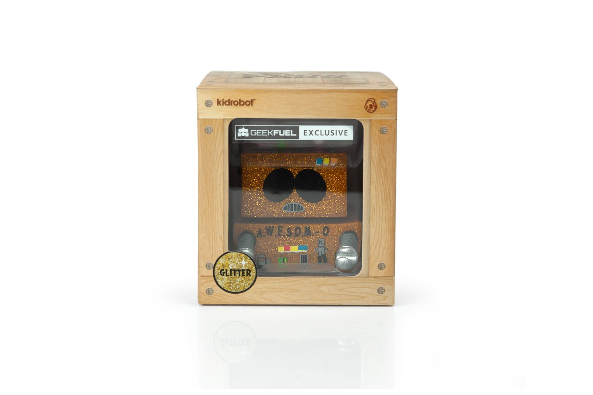 kidrobot - GEEKFUEL EXCLUSIVE A.W.E.S.O.M.E. O GLITTER
